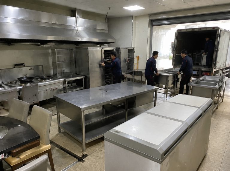 万源酒店宾馆厨房设备整体回收